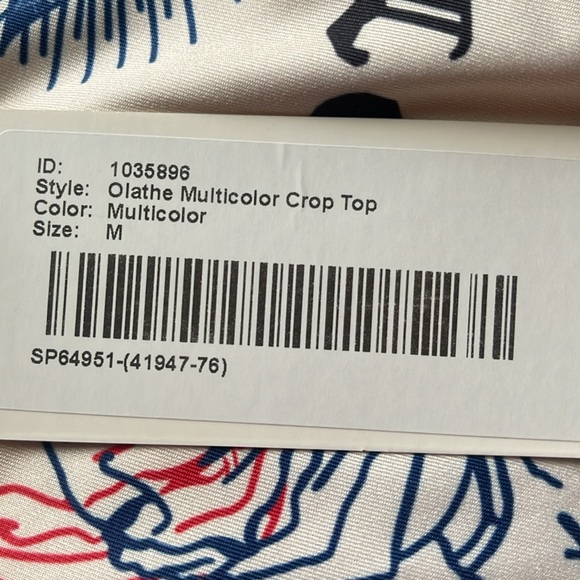 Greek Crop Top - Picture 2 of 2